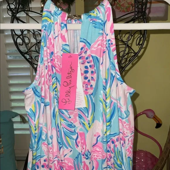 Lilly Pulitzer NWT Bowen Skort Romper Blue Ibiza Gimme Juice Size XXS,XS