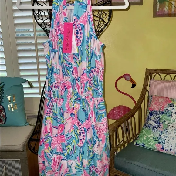 Lilly Pulitzer NWT Bowen Skort Romper Blue Ibiza Gimme Juice Size XXS,XS