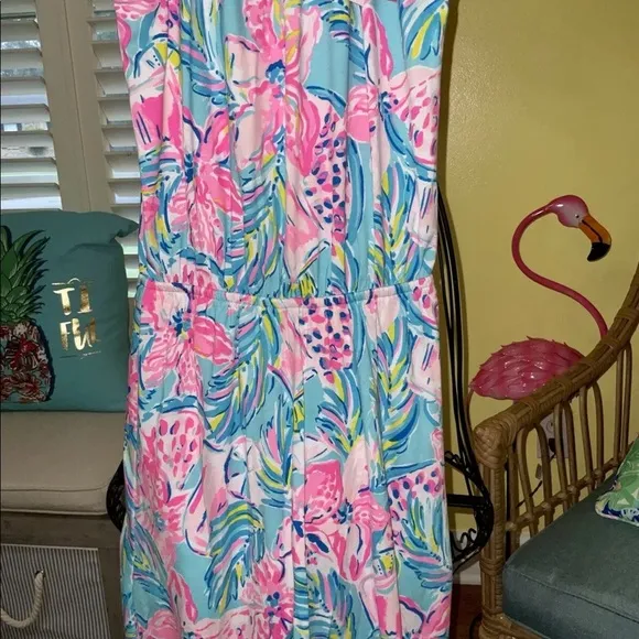 Lilly Pulitzer NWT Bowen Skort Romper Blue Ibiza Gimme Juice Size XXS,XS