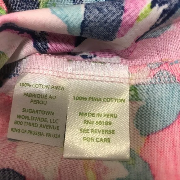 Lilly Pulitzer Pima Cotton Summer Shift Dress XXS