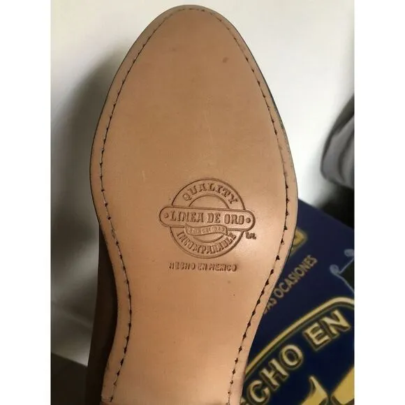 Linea De Oro Boots Brown Chelsea Boot US Size 9.5 BNIB‎ Made In Mexico