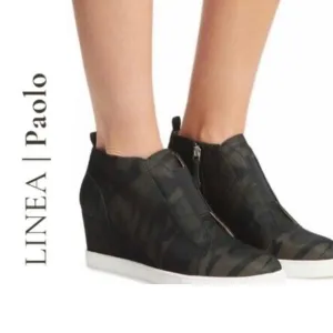 LINEA Paolo Felecia Platform Wedge Sneakers