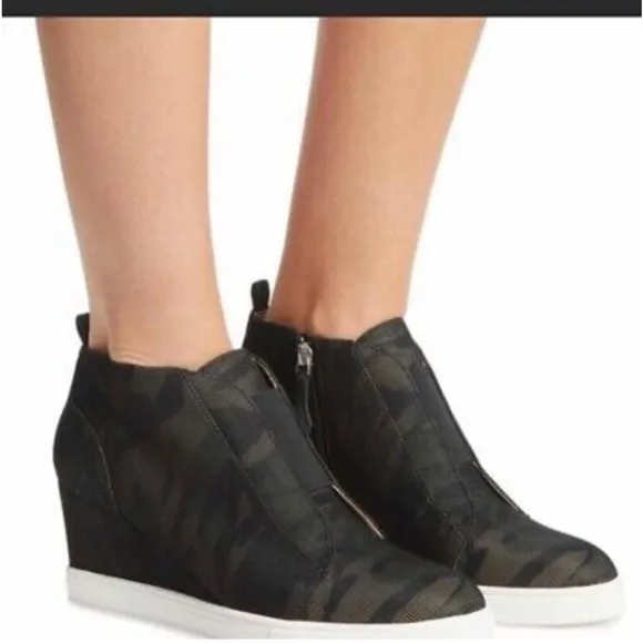 LINEA Paolo Felecia Platform Wedge Sneakers