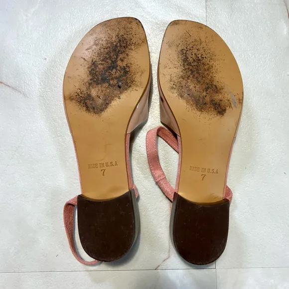 Lisa Says Gah Rika Sandals Size 7 Pink