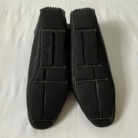 LK BENNETT Leather Driving Loafer Size 9 Black