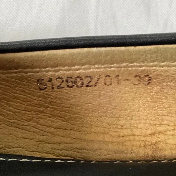 LK BENNETT Leather Driving Loafer Size 9 Black