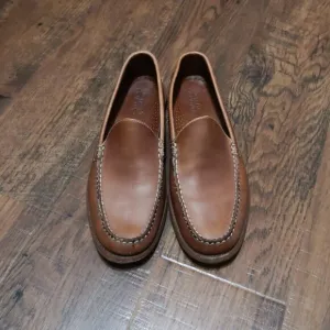 L.L.Bean Signature Leather Penny Moc Toe Loafers Slip On Driving Shoes Men’s 10