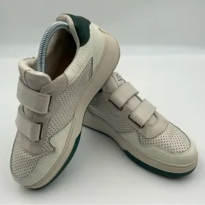 Loeffler Randall Cameron Low Top Sneakers Hook &amp; Loop Closure Leather Size 8.5.