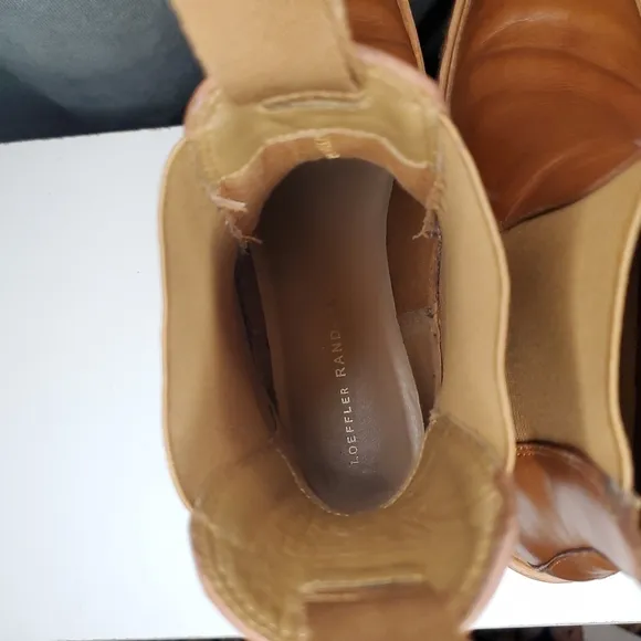 Loeffler Randall Raquel Brown Leather Chelsea Boots US Womens 8.5