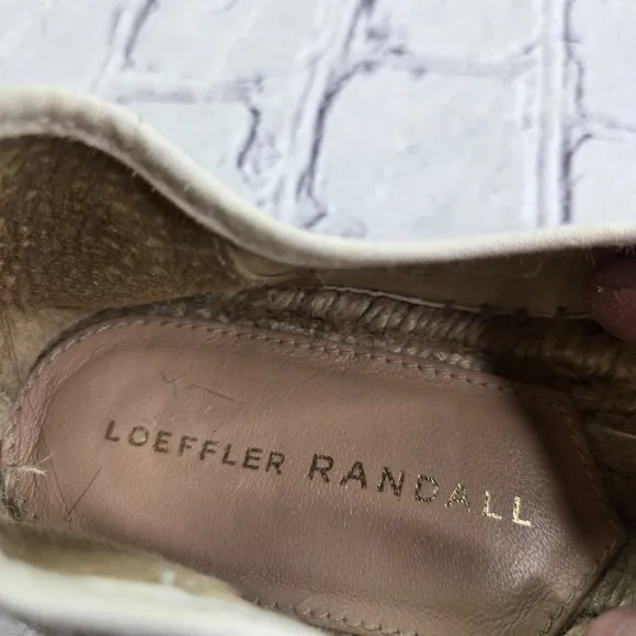 Loeffler Randall Rowan gingham bow canvas platform espadrilles