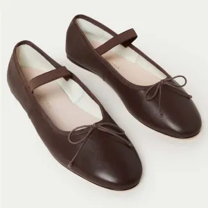 Loeffler Randall Women’s Leonie Ballet Flats in Chocolate in size 9.5
