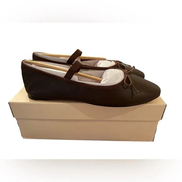 Loeffler Randall Women’s Leonie Ballet Flats in Chocolate in size 9.5