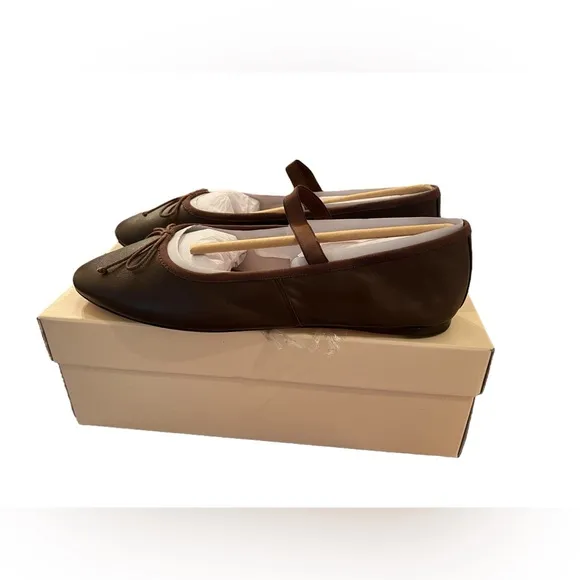 Loeffler Randall Women’s Leonie Ballet Flats in Chocolate in size 9.5