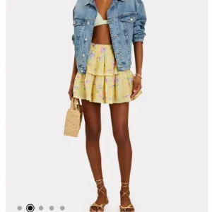 LOVESHACKFANCY | Ruffled Floral Cotton Voile Mini Skirt