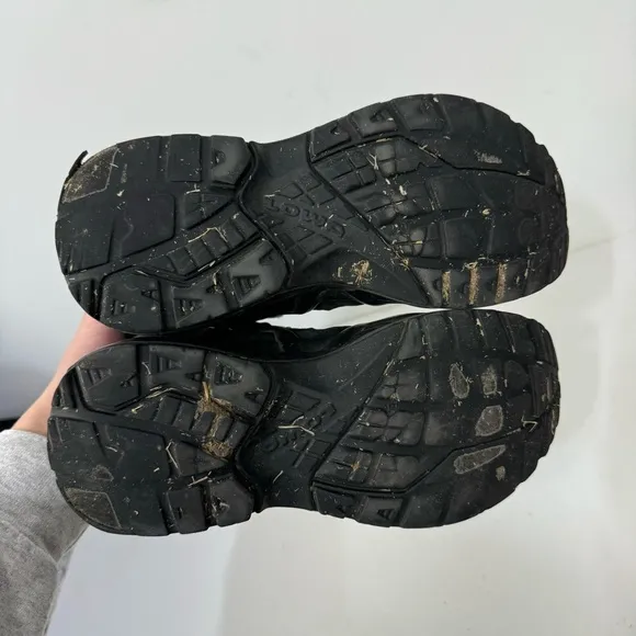 Lowa Goretex Black High Top Lace Up Combat Boots