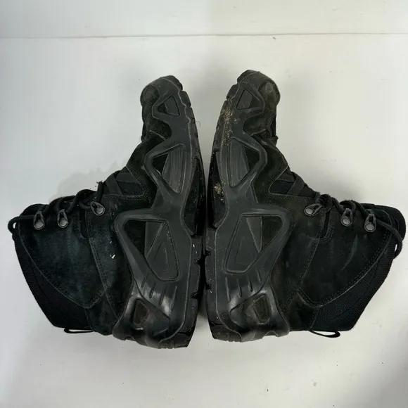 Lowa Goretex Black High Top Lace Up Combat Boots