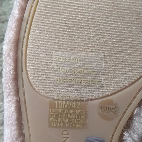 lucky brand dichi teddy soft leather flats sz 10