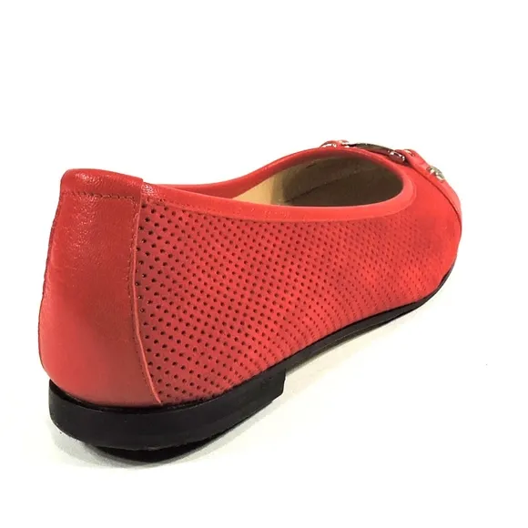 LUIGI TRAINI SUEDE FLATS
