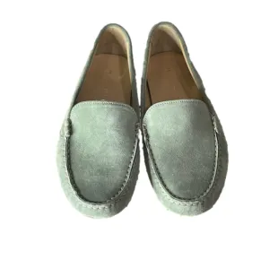 M. Gemi The Feliz Sage Suede Drivers Loafers Size 39.5