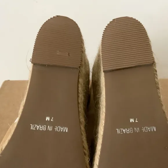 MADE IN BRAZIL - Matisse wedge beige suede sandal