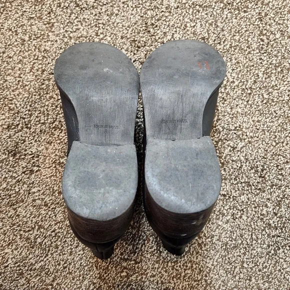 Madewell Black Leather Chelsea Ankle Boots Size 8
