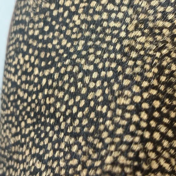 MADEWELL Ivy Chelsea Boot Chunky‎ Calf Hair Leopard Print Leather Ankle Size 7