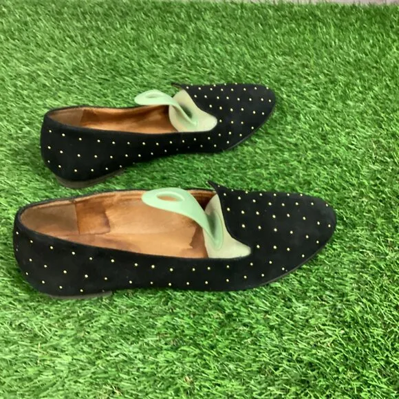 Madewell Teddy Studded Suede Loafer Flats 8