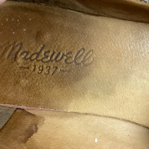 Madewell Teddy Studded Suede Loafer Flats 8