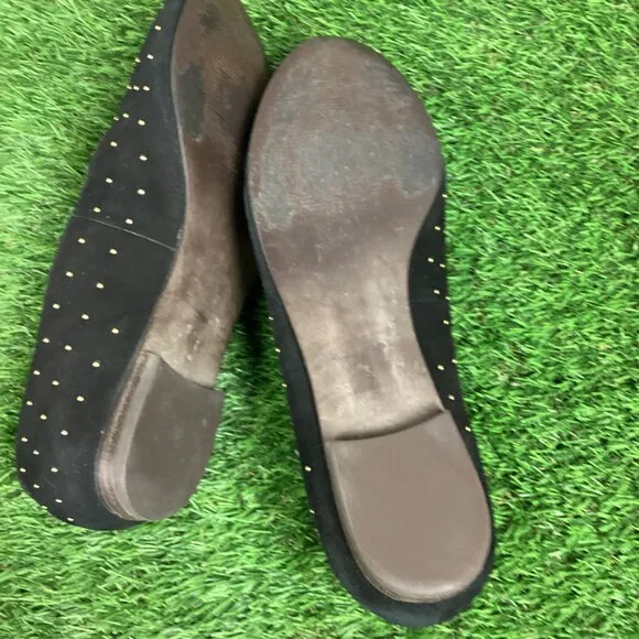 Madewell Teddy Studded Suede Loafer Flats 8
