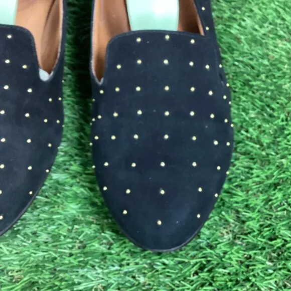 Madewell Teddy Studded Suede Loafer Flats 8