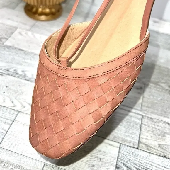 Madewell The Celina Lace-Up Flat in Woven Nubuck Size 8 NWT