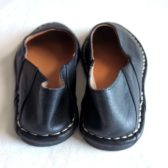 Madewell The Izabel Convertible Mule Black Leather Flats Women's Size 6