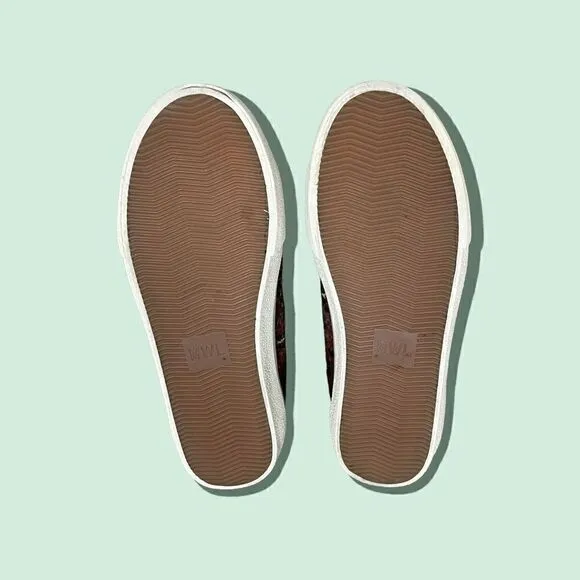 Madewell Low Top Sneakers in Painted Leopard Colorblock Calf Hair