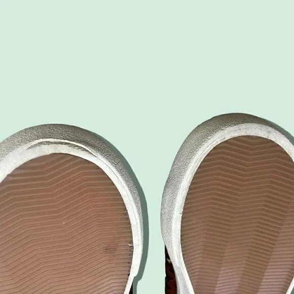 Madewell Low Top Sneakers in Painted Leopard Colorblock Calf Hair