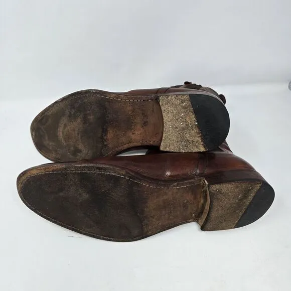 Magnanni Men's Brown Leather Chelsea Boots Size 12 Made‎ In Spain