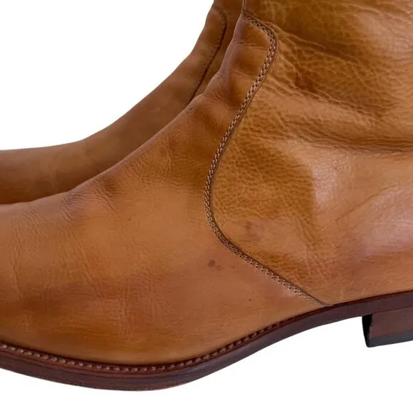 MAGNANNI  Men’s Leather Side Zip Chelsea Boots Size 9