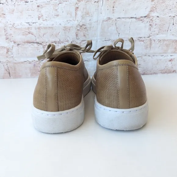 Magnanni Tan Sneakers Premium Leather Low-Top