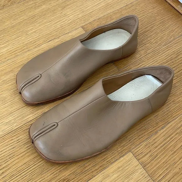 Maison Margiela Tabi Leather Flats
