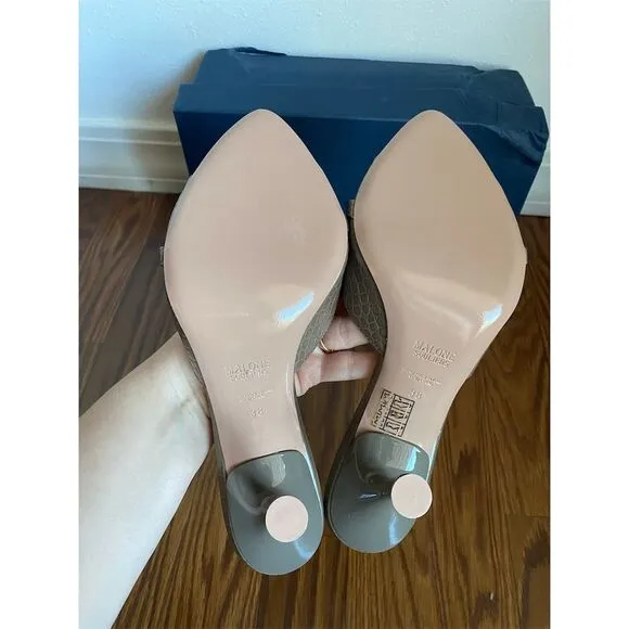 Malone Souliers Julia Women's Taupe Slip-On Sandals 38/8