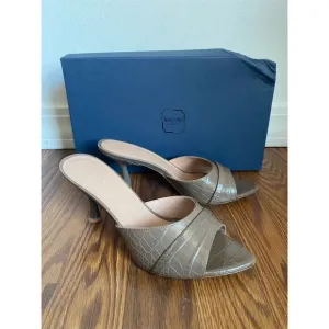 Malone Souliers Julia Women's Taupe Slip-On Sandals 38/8