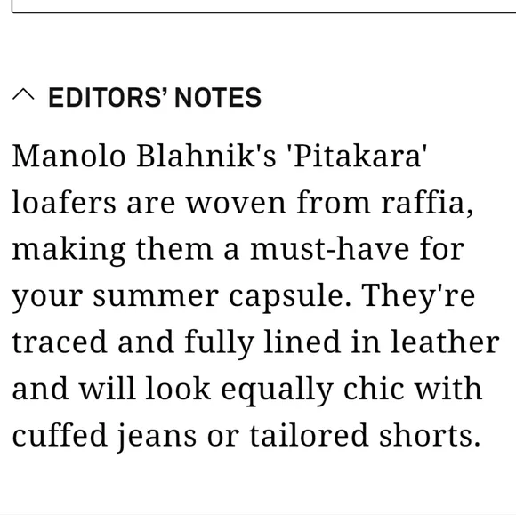 MANOLO BLAHNIK Pitakara Woven Raffia Loafers