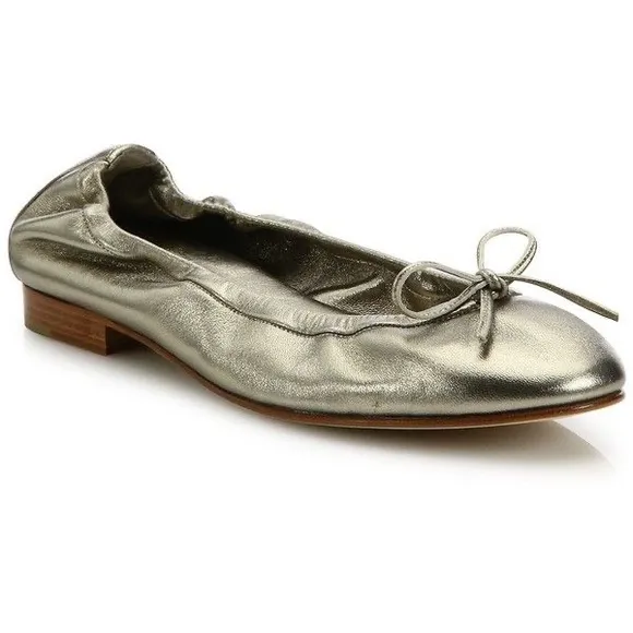Manolo Blahnik TOBALY Leather Ballerina Flats! 🥿