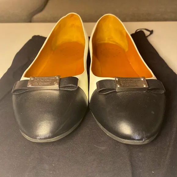 Marc By Marc Jacobs Black and White Flats