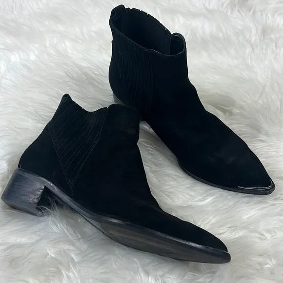 Marc Fisher Black Mlyommi Chelsea Boots