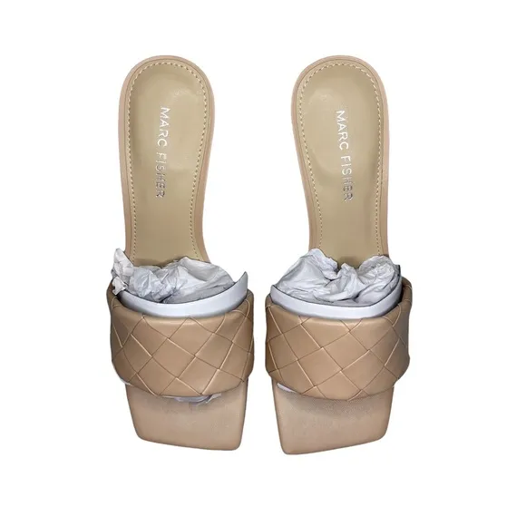 Marc Fisher Darasa Slip On Heeled Sandals