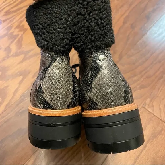 Marc Fisher Isalia Faux Snake Skin Boots