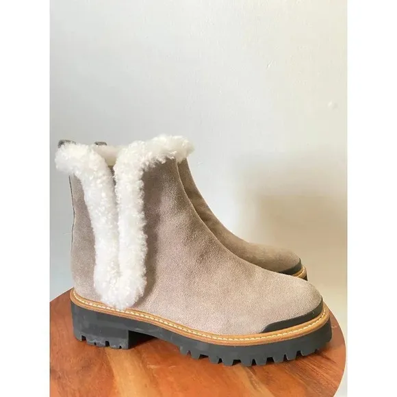 Marc Fisher Limited Boots Women’s 7 1/2 Shearling Lined Chelsea Boot