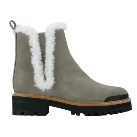 Marc Fisher Limited Boots Women’s 7 1/2 Shearling Lined Chelsea Boot