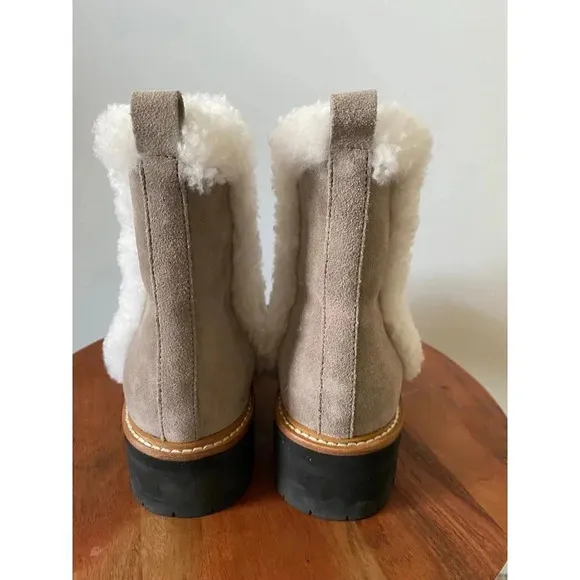 Marc Fisher Limited Boots Women’s 7 1/2 Shearling Lined Chelsea Boot