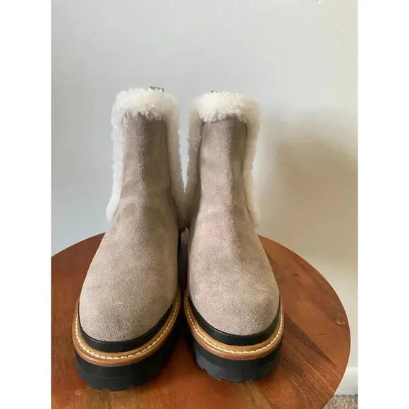 Marc Fisher Limited Boots Women’s 7 1/2 Shearling Lined Chelsea Boot